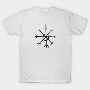 Viking symbol The Helm of Awe T-Shirt